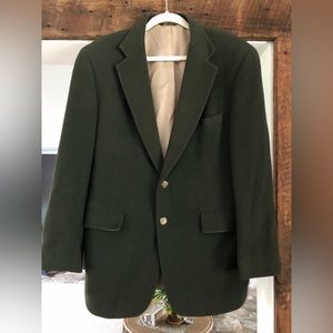 Green The Cambridge Collection Carlton’s blazer 100% camel